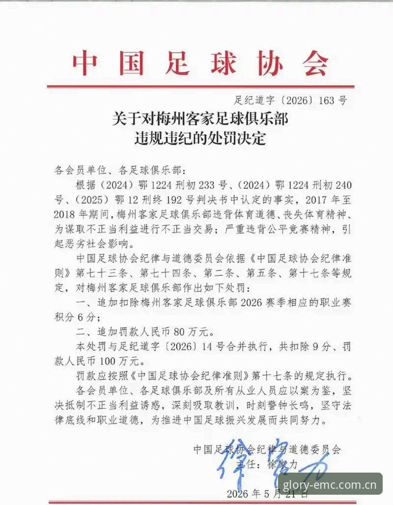 emc易倍体育娱乐 中国足协第三批禁足名单详解——65人受罚背后的行业整顿